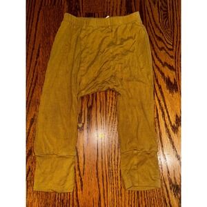 Kate Quinn Mustard Yellow Harem Pants Comfy Lounge Bottoms Size 18-24m